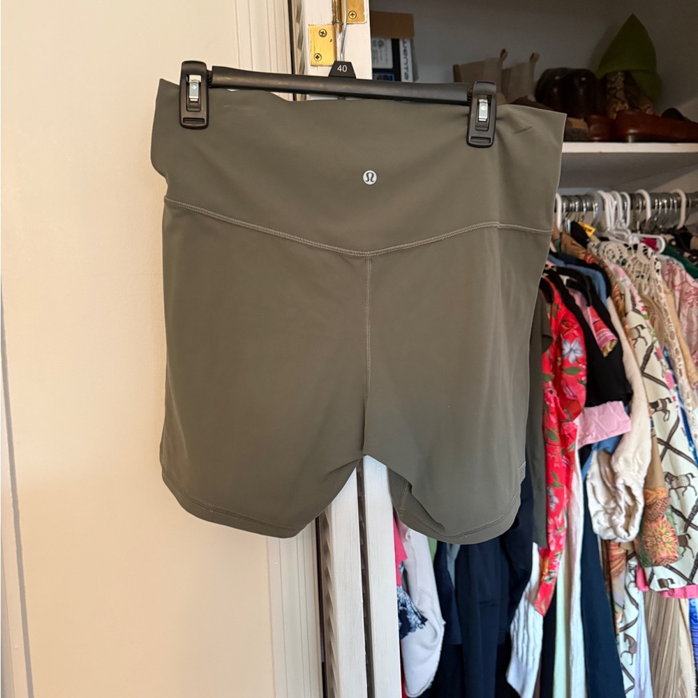 lululemon athletica Women's Sage Green Athletic Shorts